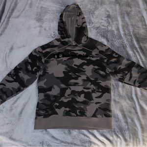 Black/ dark grey champion hoodie (SZ-L)